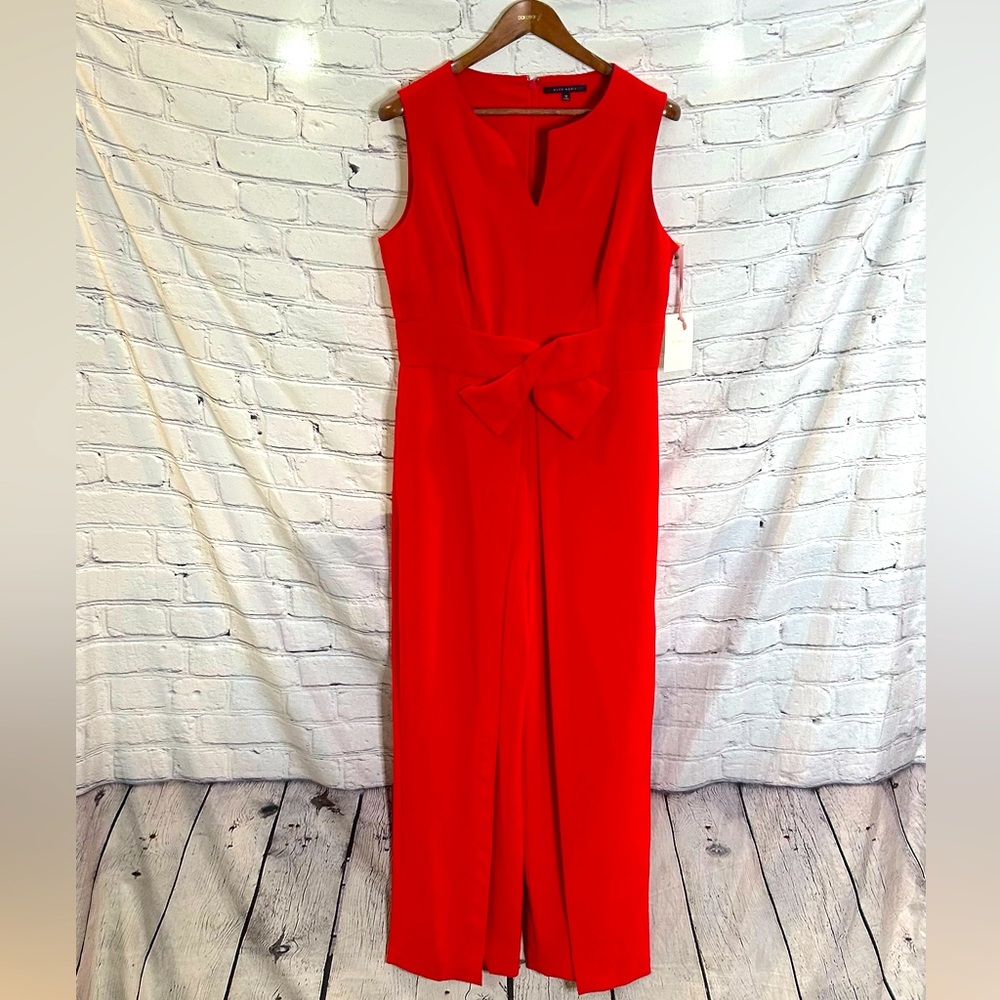 Alex Marie Red Sleeveless Jumpsuit Size 14 Brand New W/Tags